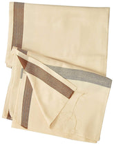 Men's Woven Winter Shawl - Elegant Solid Color Warm Lohi Stoles (35"x70")